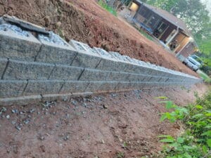 Retaining Wall shown, to model the beautiful work Rodriguez Innovation Concrete does.