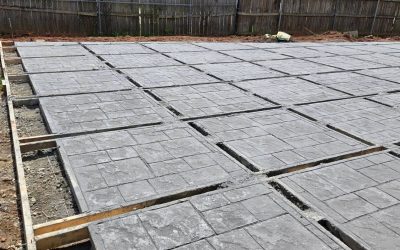 Stamped concrete shown, to model the beautiful work Rodriguez Innovation Concrete does.